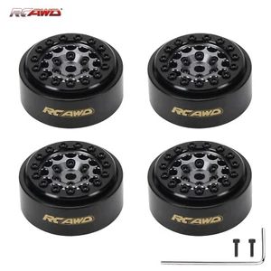 RCAWD 1” Beadlock Wheel Rim & Brass Counterweight Ring for 1/24 Axial SCX24 - Picture 1 of 9