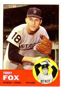 1963 Topps - #44 Terry Fox - Foto 1 di 2