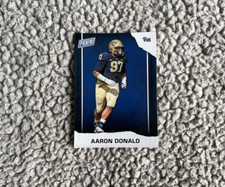 2021 Panini Father's Day Aaron Donald #FB9 Pitt Panthers