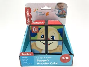 Fisher-Price Puppy's Activity Cube NEW Laugh & Learn 9-36 Months Infant Toy - Picture 1 of 10