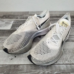 Nike ZoomX Vaporfly 3 Mens 11 White Dark Smoke Grey DV4129-100 - Picture 1 of 9