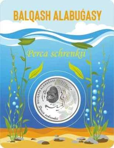 Kazajstán 2023 - 200 tenge - perca balkhash - como nueva bu - or. TARJETA DE MONEDA / BLISTER - Imagen 1 de 6