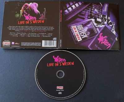 VIXEN Live In Sweden cd LITA FORD Femme Fatale LEE AARON Blacklace - Image 1 of 2
