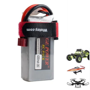 7.4V 4200MAH 25C 2S GE Power Lipo battery T plug for Wltoys 12428 12429 RC Model - Picture 1 of 7