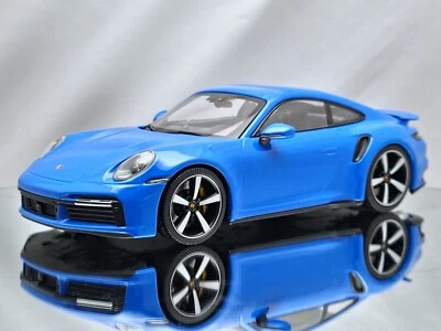 Minichamps Porsche 911 (992) Turbo S 2020 Shark Blue 1:18 - Image 1 of 4