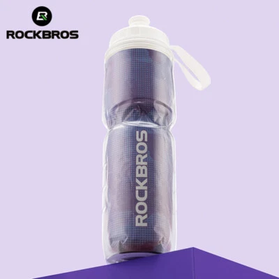 ROCKBROS Insulate Water Bottle Cycling 750ml PP5 Cold Sport MTB Road Bike Kettle - Image 1 of 4
