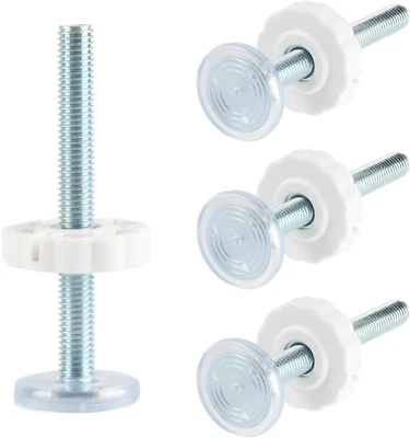 WELHAEPI 4 Pcs Stair Gate Pressure Fit Spares Set, M10 Pressure Mounted Baby Gate Spindle