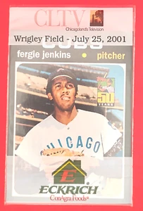 2001 Topps 1971 Fergie Jenkins Wrigley Field Giveaway /30,000 w/ Game Day Sleeve - Picture 1 of 2