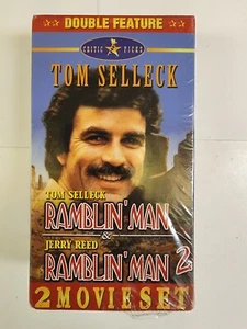 Tom Selleck - Ramblin Man and Ramblin Man 2 - Jerry Reed - VHS 2 Tape Set - NEW - Picture 1 of 6