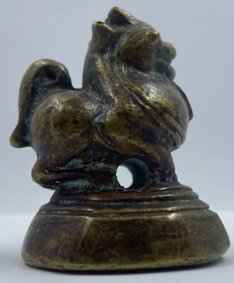 Poids en bronze ancien d'opium Chinois 18ème - Photo 1/4