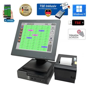 GASTRO RESTAURANT GASTRONOMIE TOUCHSCREEN KASSE KASSENSYSTEM WIN 11 TSE KONFORM - Bild 1 von 7