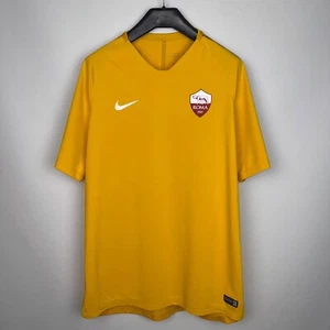 CAMISETA DE FÚTBOL DE ENTRENAMIENTO AS ROMA 2018 2019 CAMISETA DE FÚTBOL NIKE talla XL HOMBRE - Imagen 1 de 24