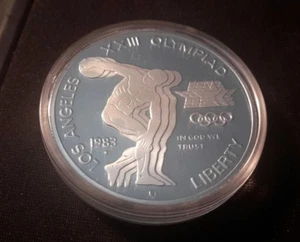 Uncirculated Proof 1983-S San Francisco Mint Olympic Silver Dollar Free S/H! - Picture 1 of 4