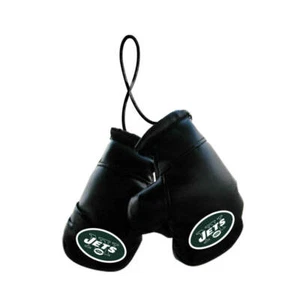 New York Jets NFL Mini Boxing Gloves Rearview Mirror Auto Car Truck  - Picture 1 of 1