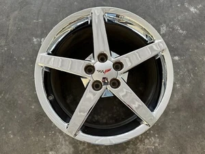 Corvette C6 2005-2013 cromo Speedline trasero GM OEM rueda 19x10 c - Imagen 1 de 8