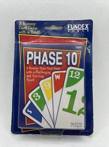 1999 NIB Phase 10 Fundex Games Rummy Card Game with a Twist Vintage On card - Picture 1 of 6