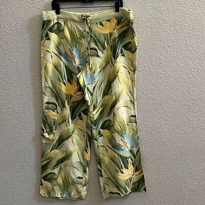 Calça Feminina Tommy Bahama Colorida Resort Férias Cruzeiro Country Club Ousado Tamanho M - Imagem 1 de 4
