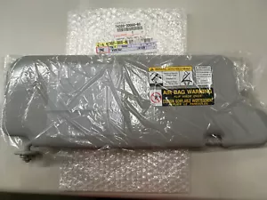 OEM TOYOTA FJ CRUISER DRIVER SIDE SUN VISOR FITS 2007-2008 GRAY COLOR - Picture 1 of 1