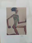 Black Friday EGON SCHIELE Superb Lithograph  Hand Signed in Pencil