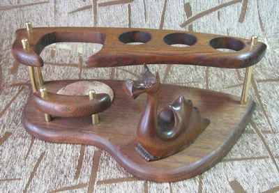 DRAGON 华丽瓶玻璃枪桌面支架架 手工制作 — 第 1/4 张图片