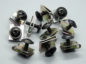 10 dadi in lamiera viti torx morsetto per Audi Seat Skoda Porsche VW - Foto 1 di 2