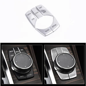 ABS Console Multimedia Switch Button Cover Trim For BMW 5 Series G30 2017 2018 - Picture 1 of 10