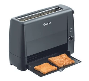 BARTSCHER XL Langschlitz-Toaster Schwarz NEU - Bild 1 von 5