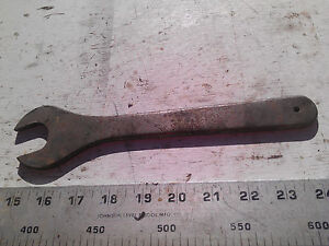 Slim type Single Open-ended Spanner Wrench 27mm. thickness 6.5mm