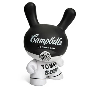 Kid Robot Warhol 8” Campbell’s Soup Masterpiece Dunny - B&W Limited Edition 500 - Bild 1 von 16