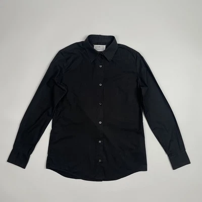 Maison Martin Margiela Line 10 Men’s Black Button-Up Shirt  Size 42  Italy - Image 1 of 4