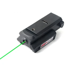 Compact Green Laser Dot Sight Scope USB-C Rechargeable for Pistol Rifle Hunting - Picture 1 of 10