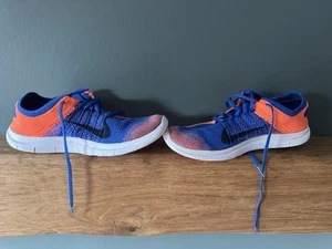 Nike Free 4.0 Flyknit Entrenadores para Correr - 2015 - Rojo - Talla UK 10 (EU 44) US 11 - Imagen 1 de 6