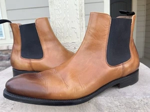Excelente! Botas Chelsea de cuero para hombre FINSBURY talla 11 - Imagen 1 de 11