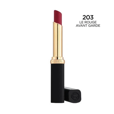 Loreal Color Riche Voluminous Matte Lipstick, #203 Le Rouge Avant-Garde *NEW* - Image 1 of 4