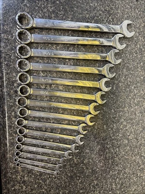 Wright Tool WRIGHTGRIP®  12 Point Polished 15 Piece Set Nice! - Image 1 of 4