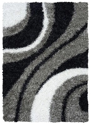 9x12 Rizzy Rugs Multi-Color Striped Thick Luxe Area Rug KM2323 - Aprx 9' x 12' - Image 1 of 3