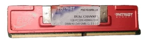 Patriot Extreme Performance 1GB (2x512MB) DDR 400 PC3200 Dual Channel Memory Kit - Picture 1 of 2