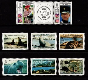 JUEGO AÑO COMPLETO GEORGIA SUR 1991 - 2 JUEGOS CONMEMORATIVOS MNH - Imagen 1 de 1