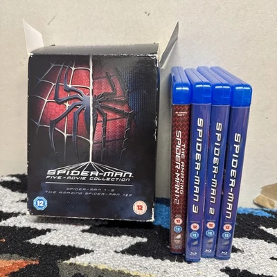 Spider-Man: Five-Movie Collection (Blu-ray, 2016, 5-Disc Set) - Image 1 of 3