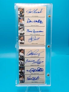 2024 National Treasures YANKEES LEGACY LINEUP 8 AUTO 1/1 BOOKLET With A-Rod Etc. - Picture 1 of 6