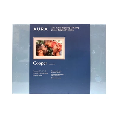 Aura Frames Cooper 10.5" Hi-Res Digital Picture Frame (River Rock - AFSC24-MAT) - Image 1 of 4