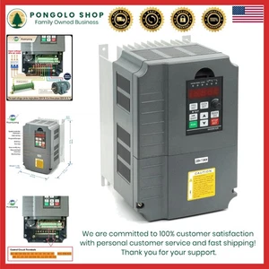 Accionamiento de frecuencia variable de grado profesional 10 HP VFD 7,5 KW para motores de 200-230 V - Imagen 1 de 10