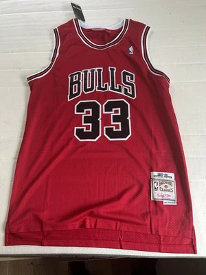 scottie pippen mitchell and ness jersey (unsigned) - Image 1 of 4