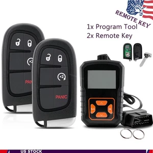 2 for 2013-2017 RAM 1500 2500 3500 SMART PROX Key Remote Fob GQ4-54T Program Kit - Picture 1 of 9