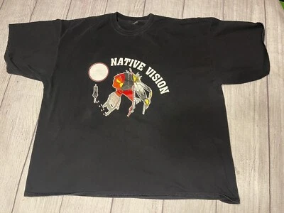 Vintage Y2K nativi americani indiani tre fiumi lodge taglia 2XL - Immagine 1 di 4