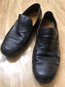 Cole Haan VINTAGE Designer Leather Slip on Shoes w/ Rubber Bottoms 11M - Picture 1 of 9