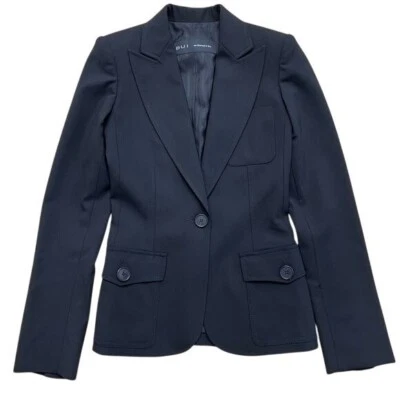 Barbara Bui Womens Wool Blazer in Black - Image 1 of 4