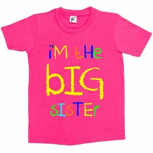 Lustiges Kinder Mädchen T-Shirt I'm The Big Sister - Bild 1 von 14