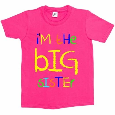 FANCY A T-SHIRT T-Shirt I'm The Big Sister lustig Kinder Mädchen