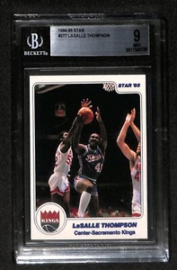 1984 Star NBA #277 LaSalle Thompson Sacramento Kings Beckett BGS 9 7408 - Bild 1 von 3